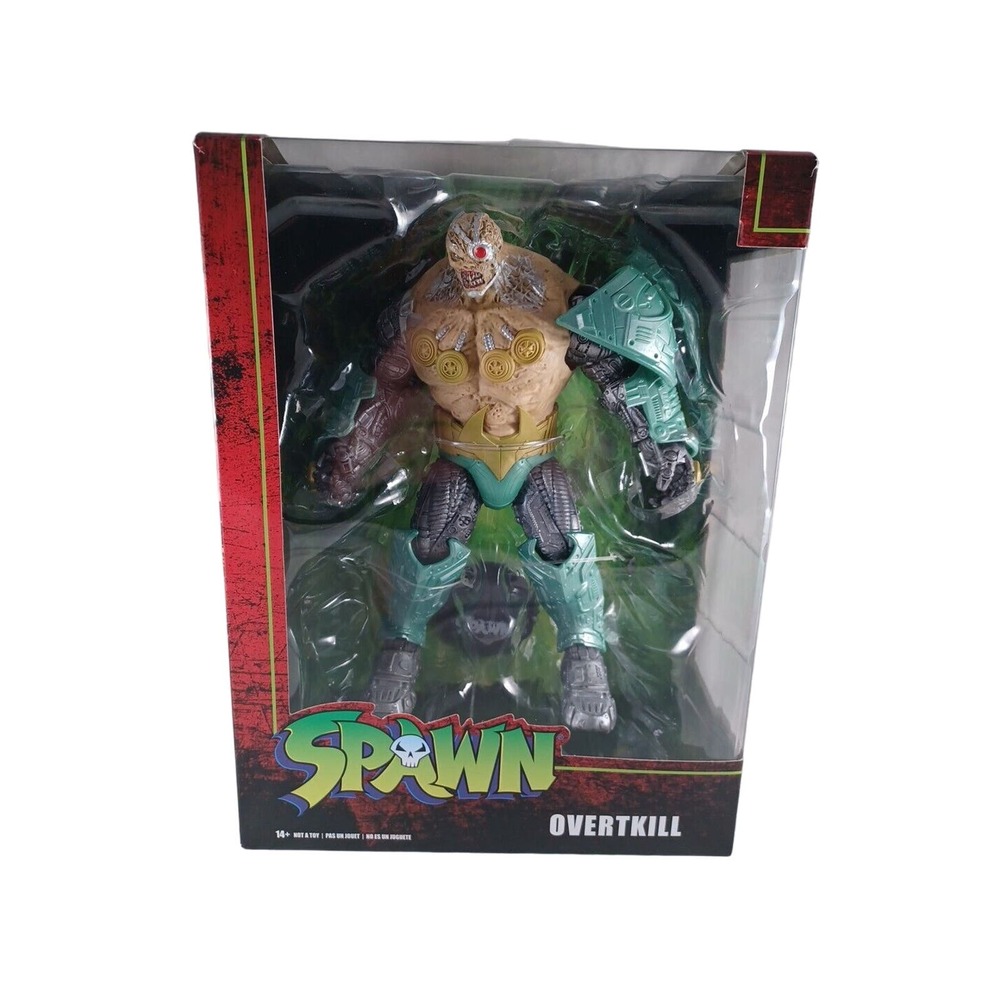 McFarlane Toys Spawn Overkill Mega 9.5" Action Figure New Box Damage